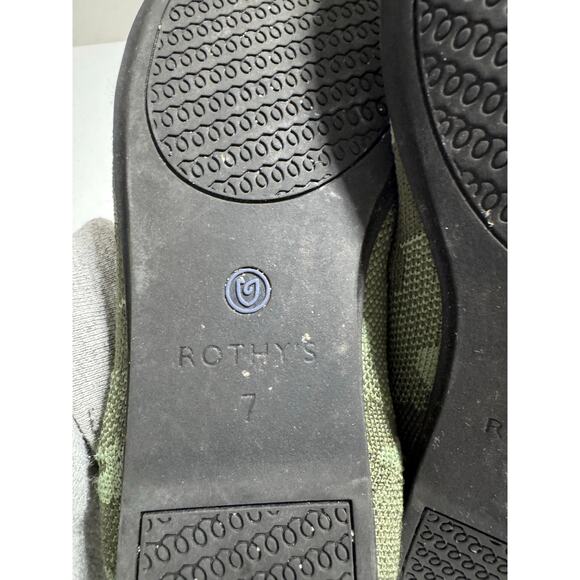 Rothy's The Loafer Olive Camo Camouflage Shoes Size 7 - Picture 6 of 8